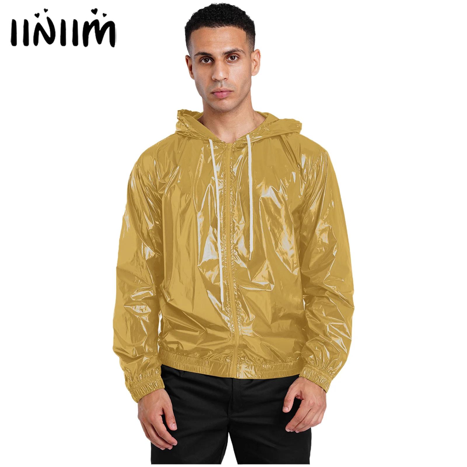 Fishing Jacket Waterproof - เสื้อแจ็คเก็ตกันน้ำสำหรับผู้ชาย แขนยาว มีฮู้ด ซิปด้านหน้า มีเชือกผูกฮู้ด เสื้อคลุมกันลม