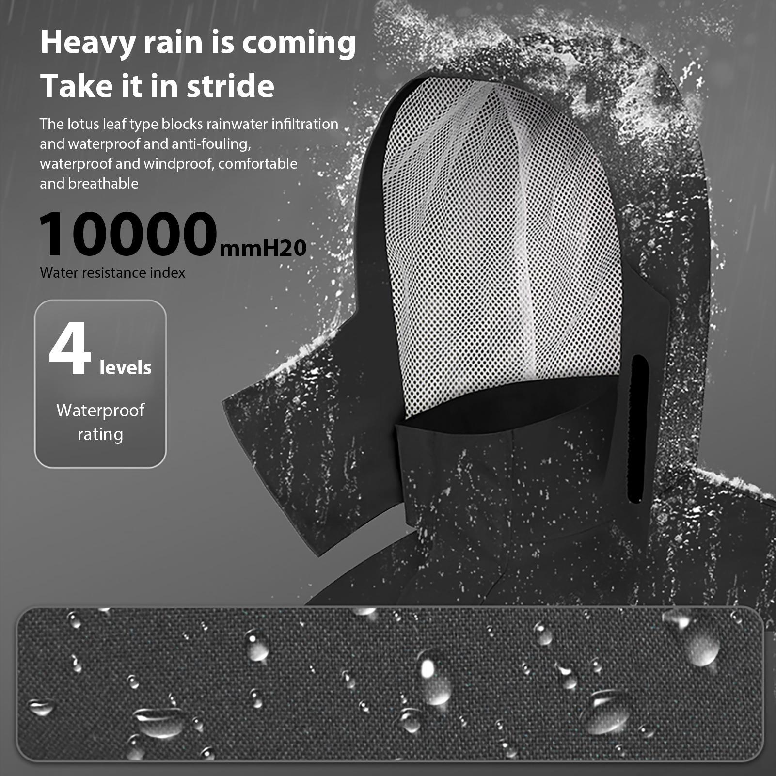 ชุดกันฝนสำหรับผู้ชาย เสื้อกันฝ - Fishing Jacket Waterproof บทวิจารณ์และราคา