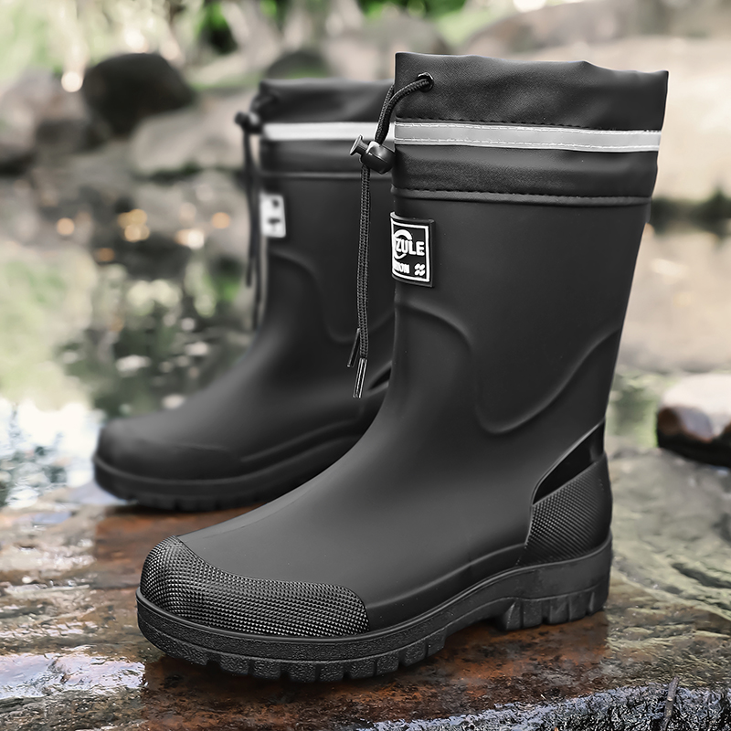 รองเท้าบูทกันฝนแบบมีเชือกรูดสำ - Fishing Boots บทวิจารณ์และราคา