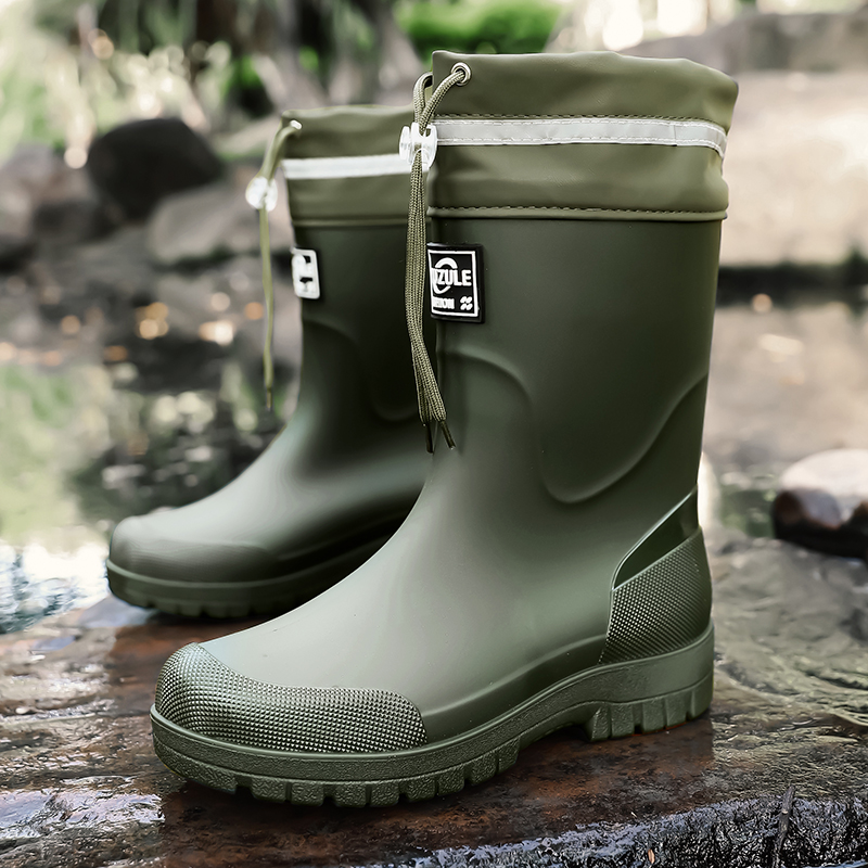 รองเท้าบูทกันฝนแบบมีเชือกรูดสำ - Fishing Boots บทวิจารณ์และราคา