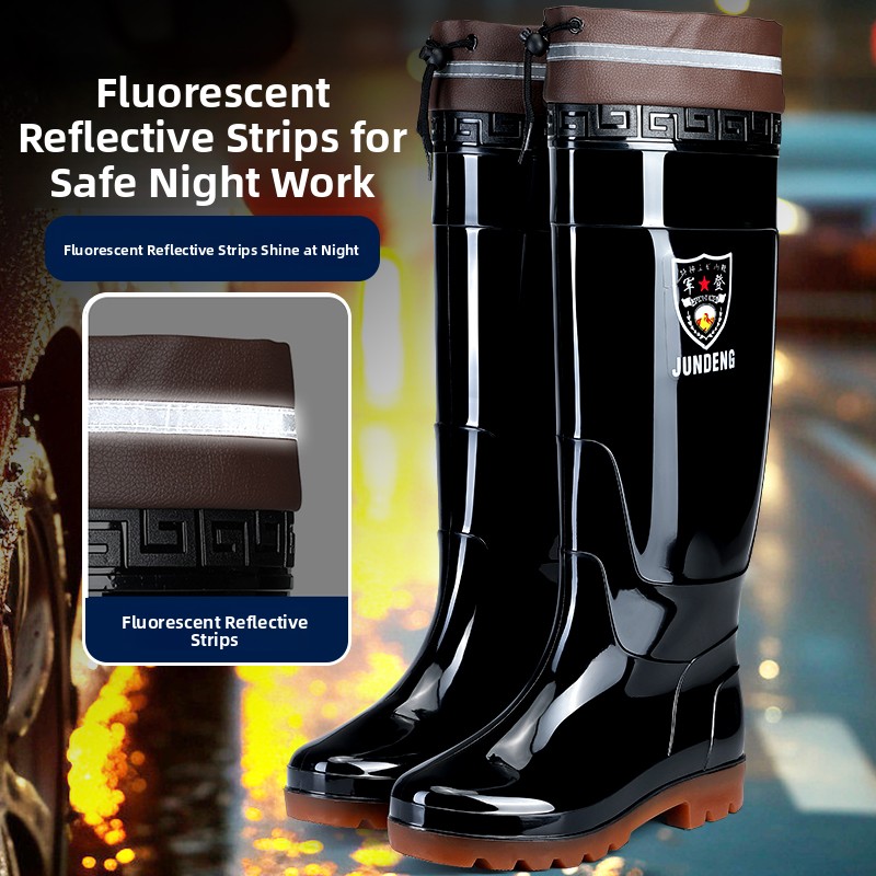รองเท้าบูททำงานผู้ชายแบบหุ้มข้ - Fishing Boots บทวิจารณ์และราคา