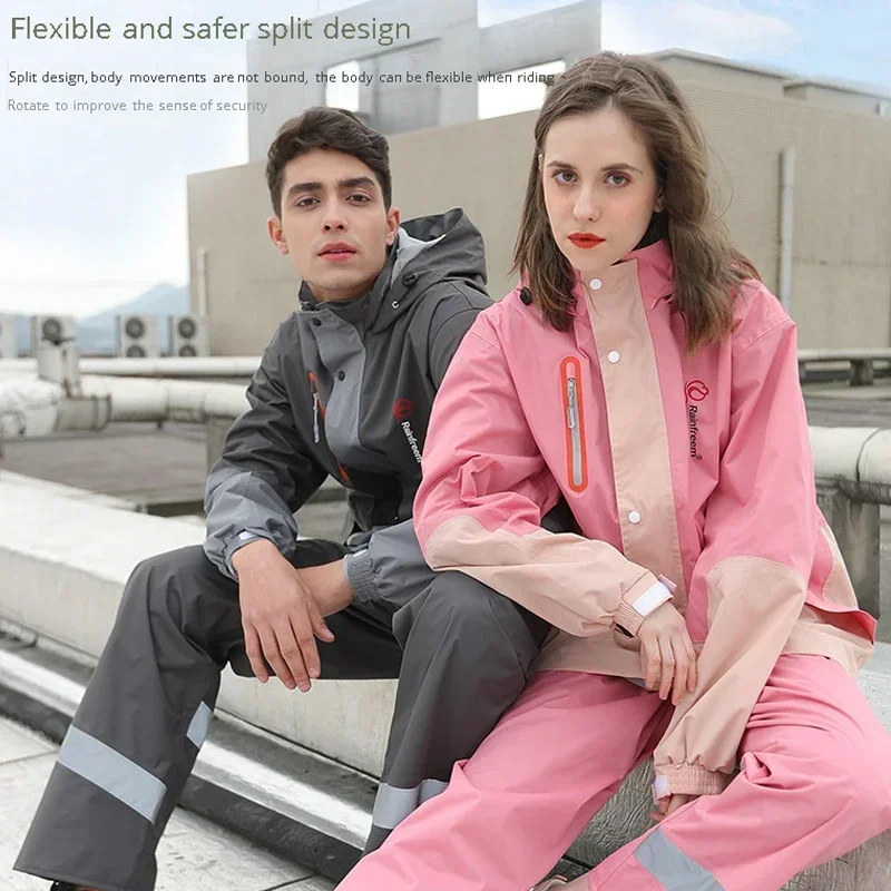 ชุดเสื้อกันฝนและกางเกงกันฝนแบบ - Fishing Rain Suit บทวิจารณ์และราคา