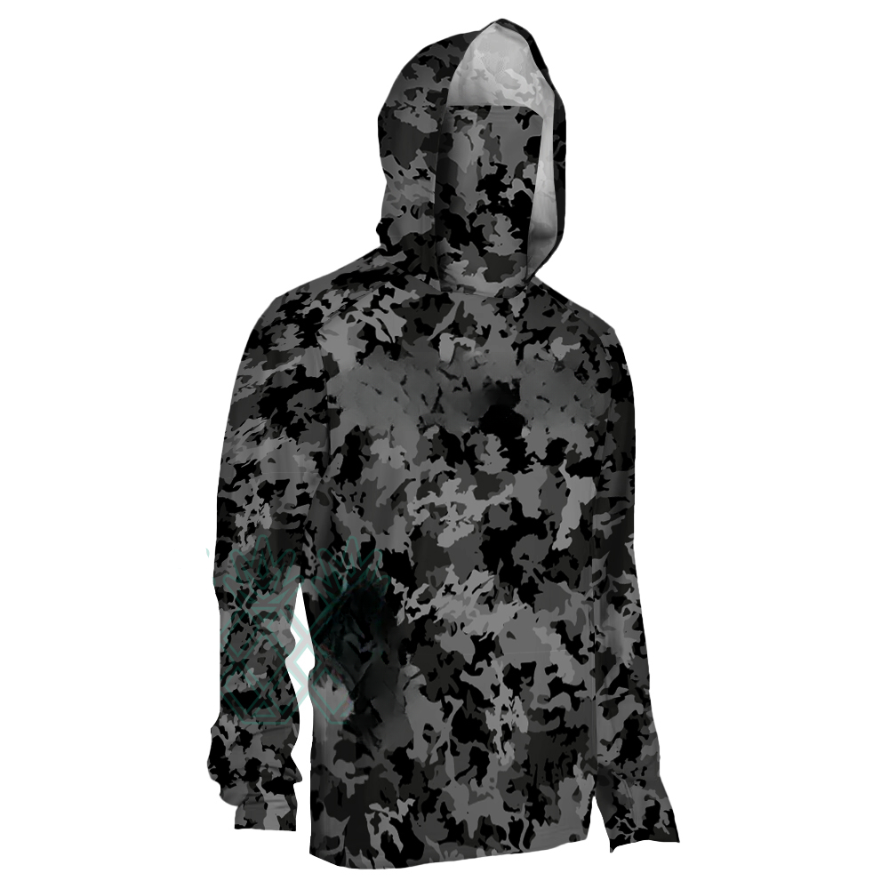 เสื้อผ้าตกปลาลายพรางสำหรับผู้ช - Fishing Mask Sun Protection บทวิจารณ์และราคา