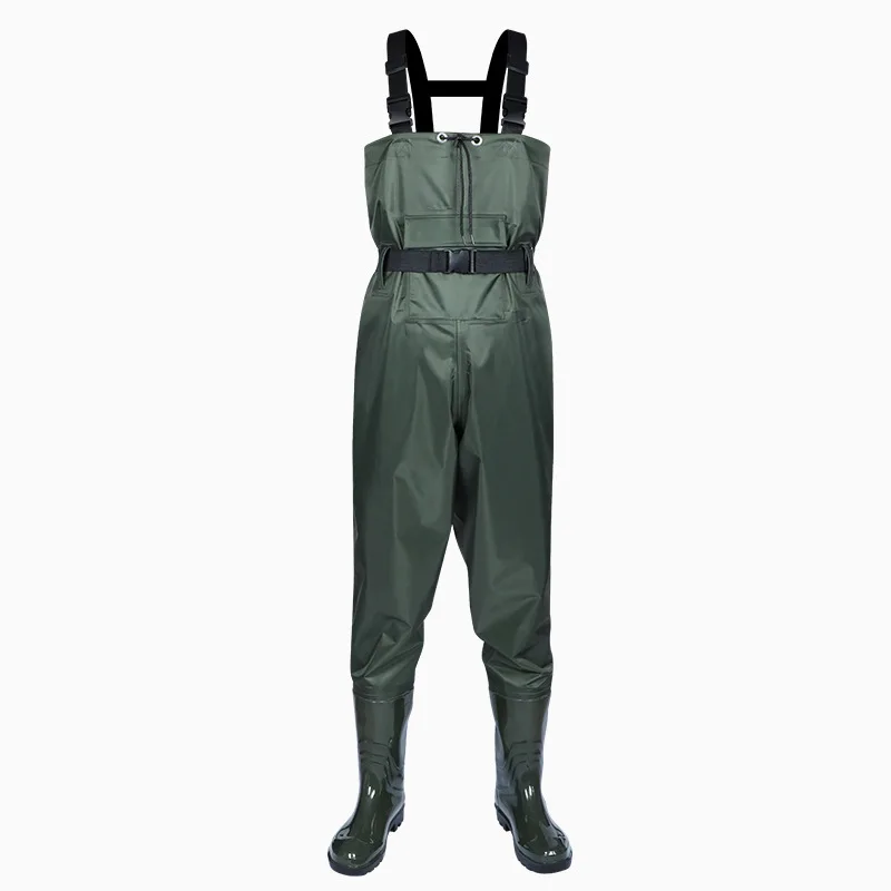 กันน้ํา Waders หน้าอกกับกางเกง - Fishing Waders บทวิจารณ์และราคา