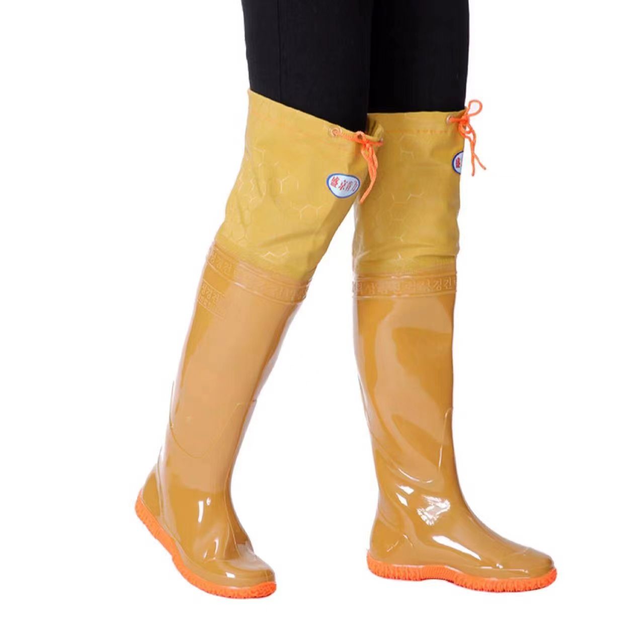 รองเท้าบูทยางกันน้ำสูงถึงเข่าส - Fishing Waders บทวิจารณ์และราคา