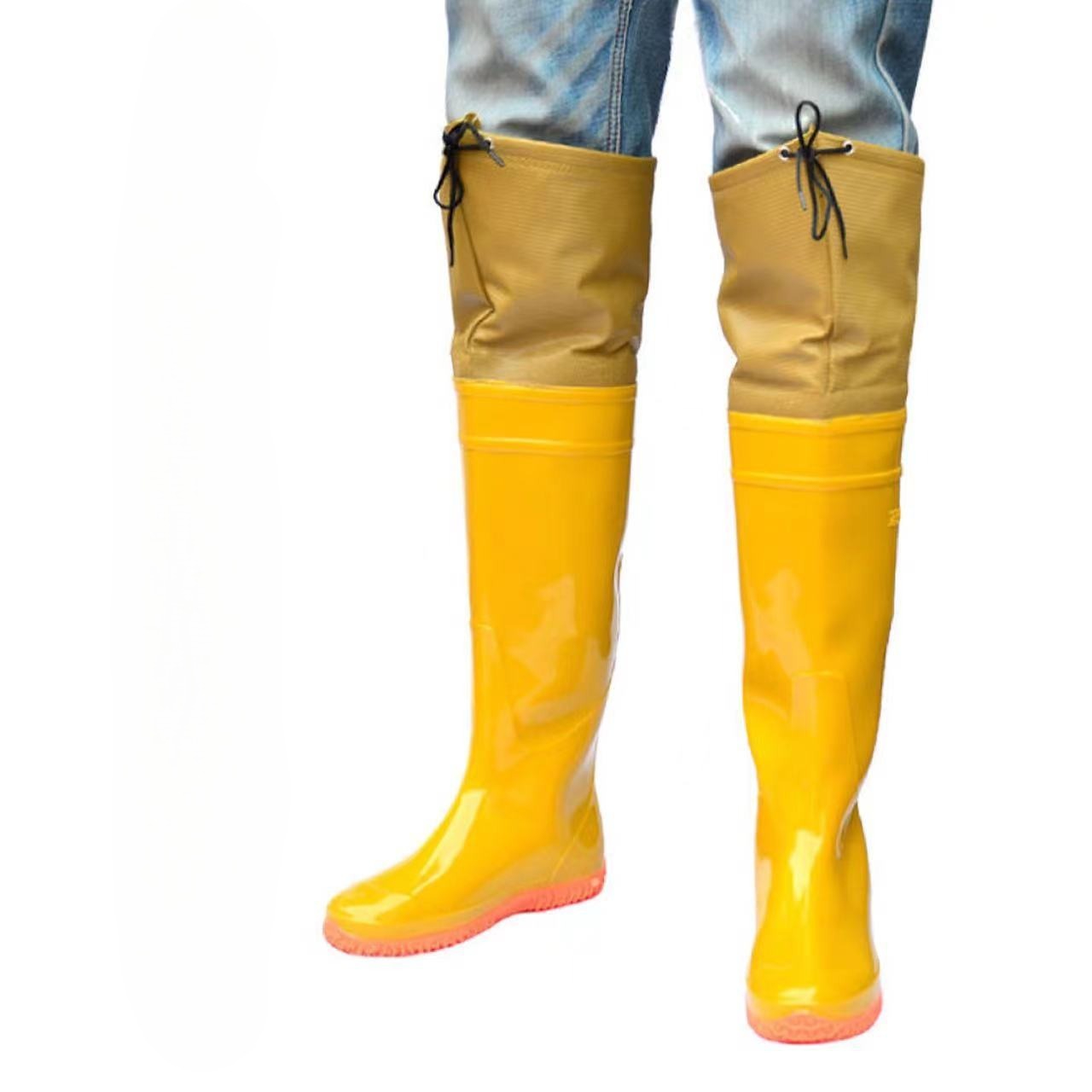 รองเท้าบูทยางกันน้ำสูงถึงเข่าส - Fishing Waders บทวิจารณ์และราคา
