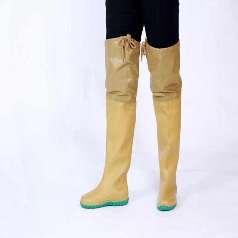 รองเท้าบูทยางกันน้ำสูงถึงเข่าส - Fishing Waders บทวิจารณ์และราคา